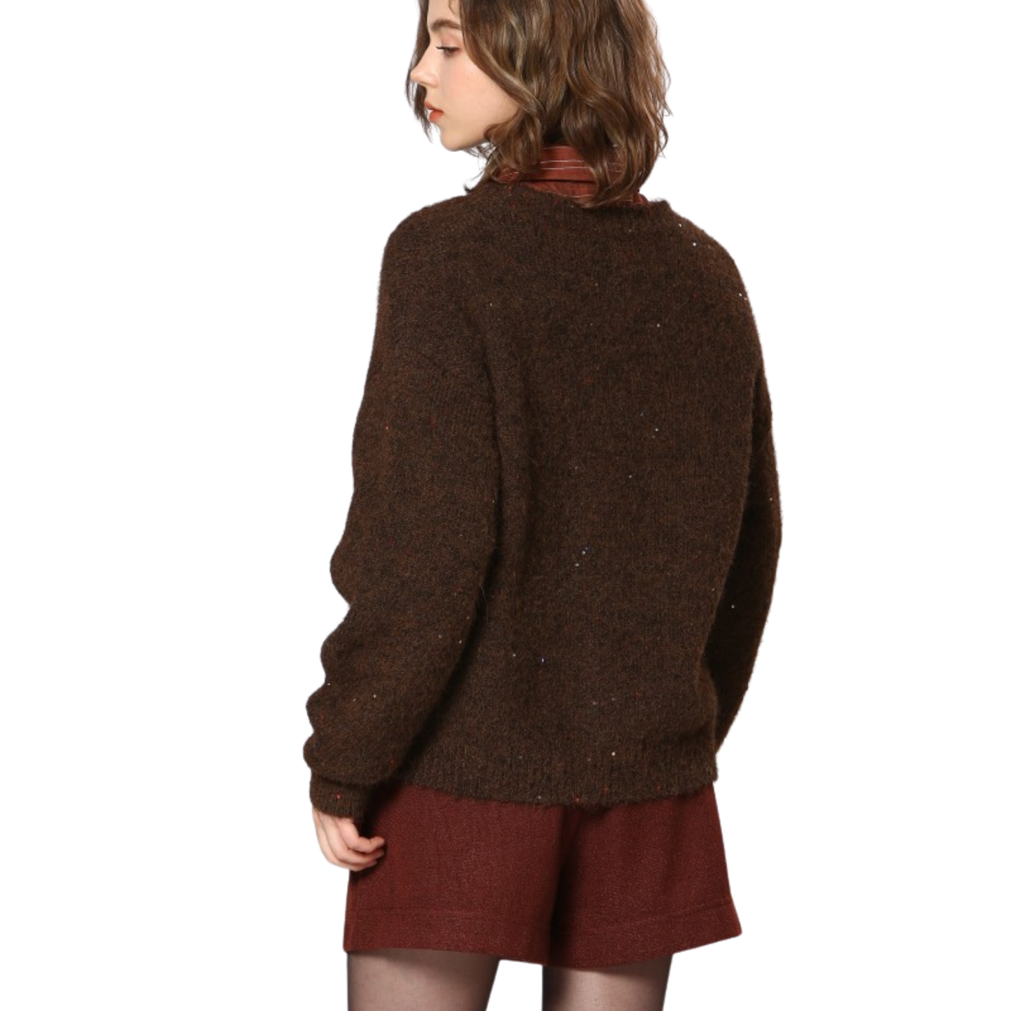 Sparkle Popover Crewneck Sweater