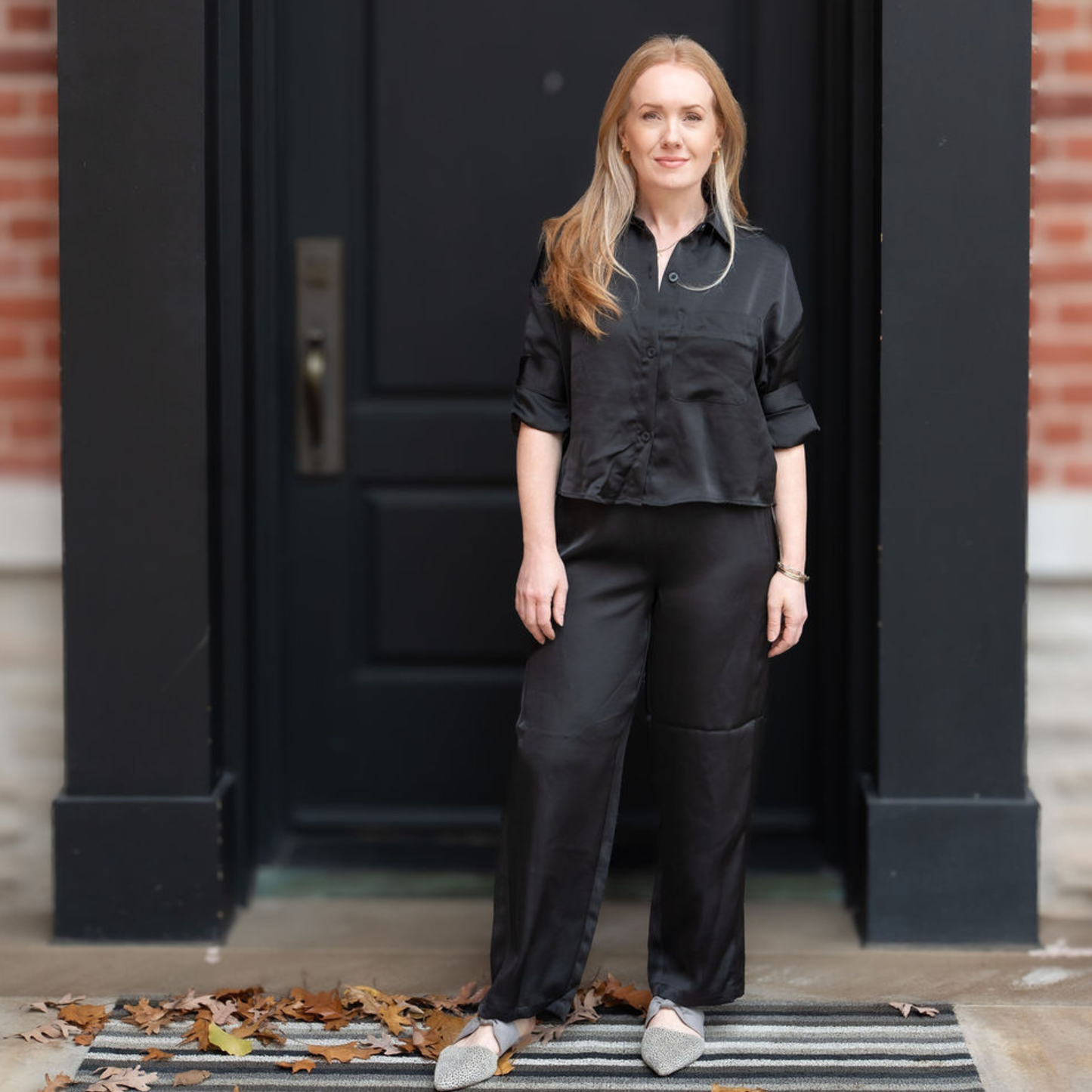 Brenda Pull-On Barrel Pants