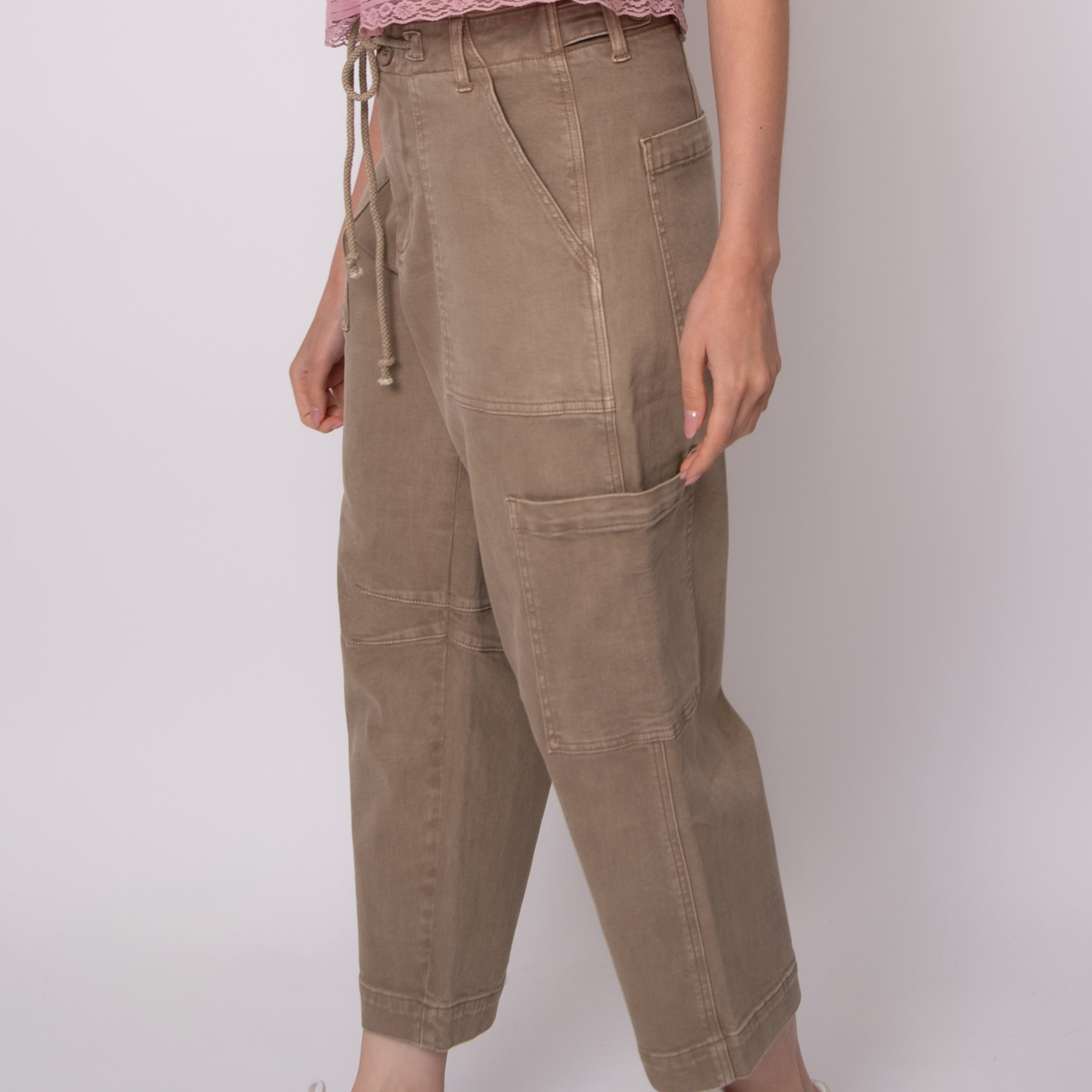 Julie Stretch Twill Cargo Pants (2 Colours) (Pre-Sale)