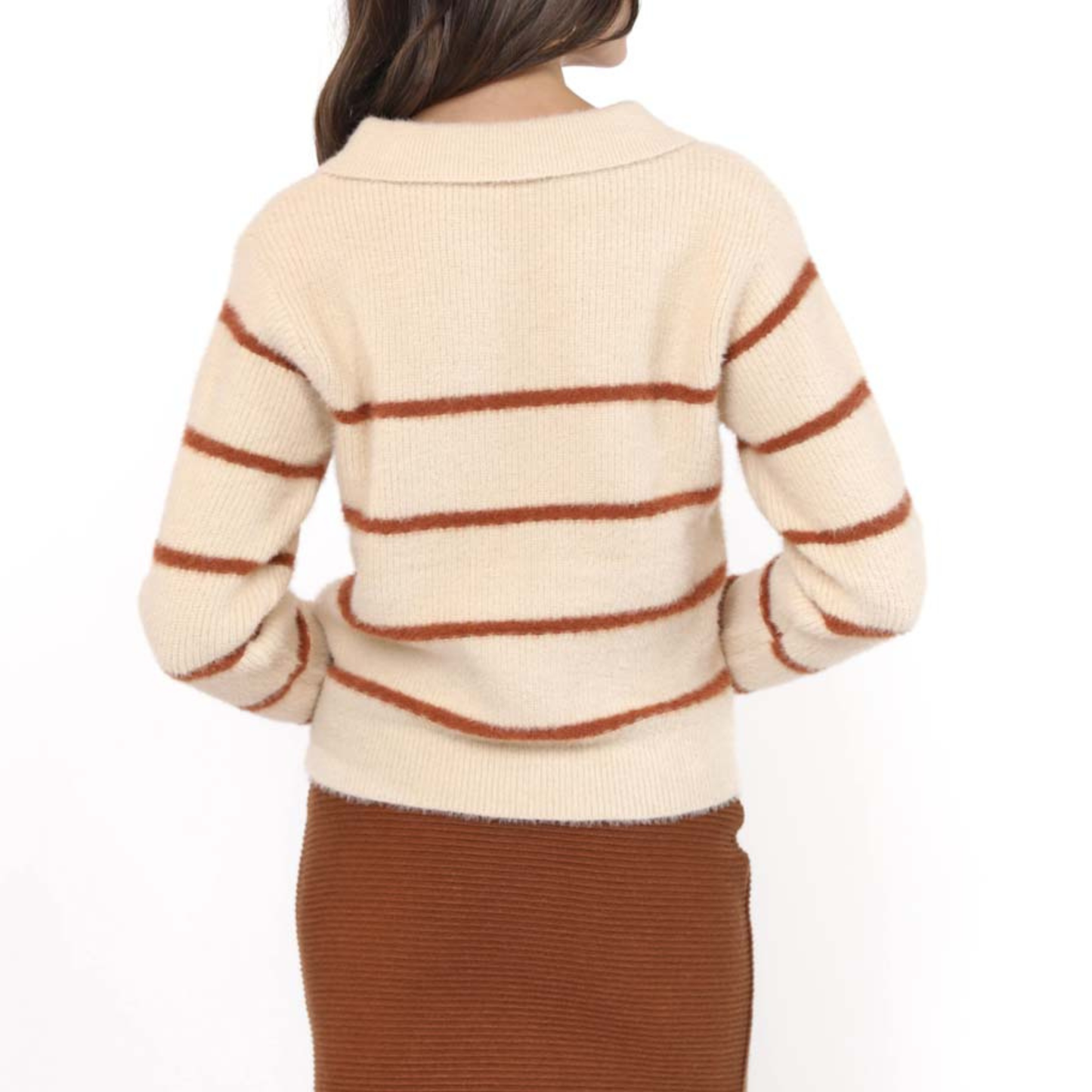 Tova Collard Striped Sweater