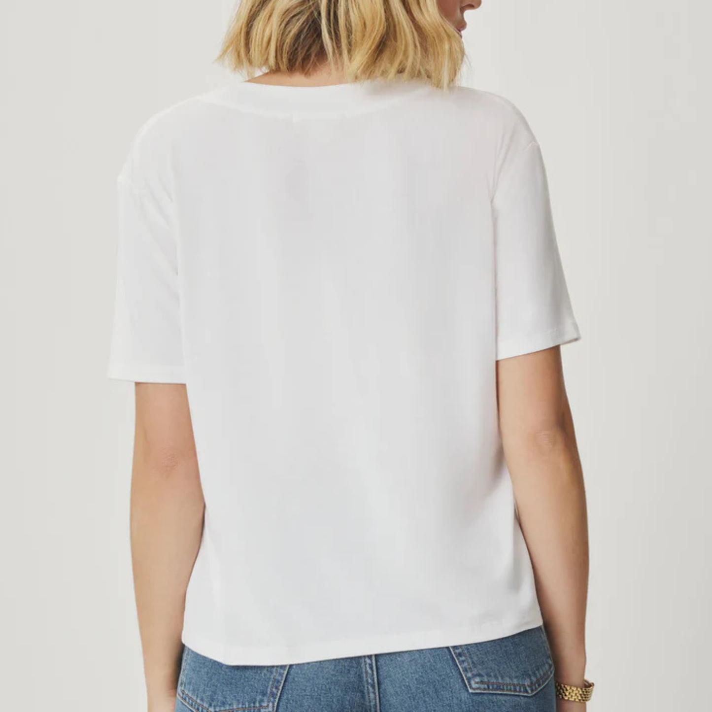Kacey Bamboo V Neck Tee