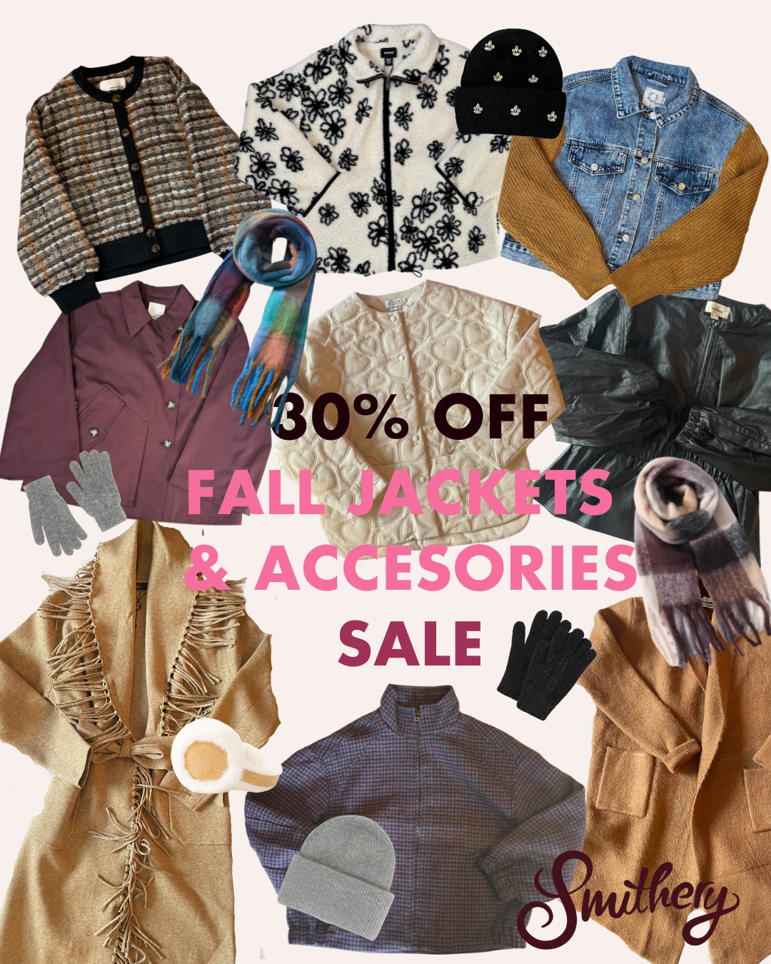 FALL JACKETS & ACCESSORIES - 30% OFF