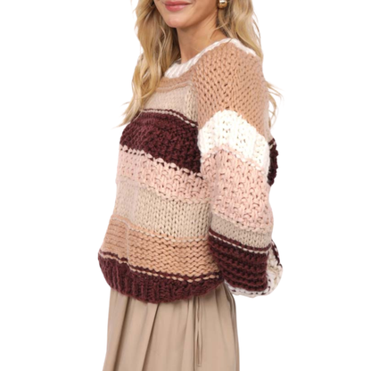 Butter Pecan Chunky Sweater