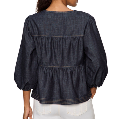 By Your Side Denim Top (Pre-Sale)