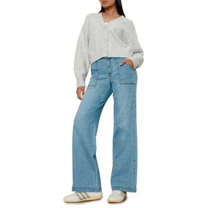 Sculpted Insider Wide Leg Jean