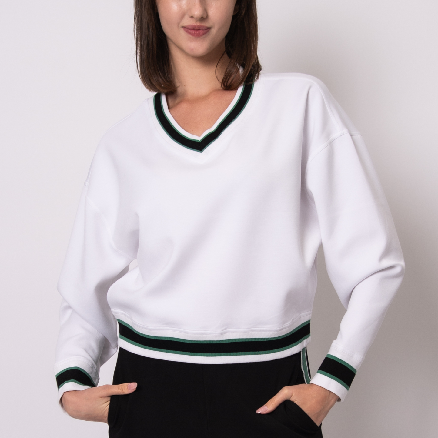 Varlyn Soft Knit V-Neck Pullover (Pre-Sale)