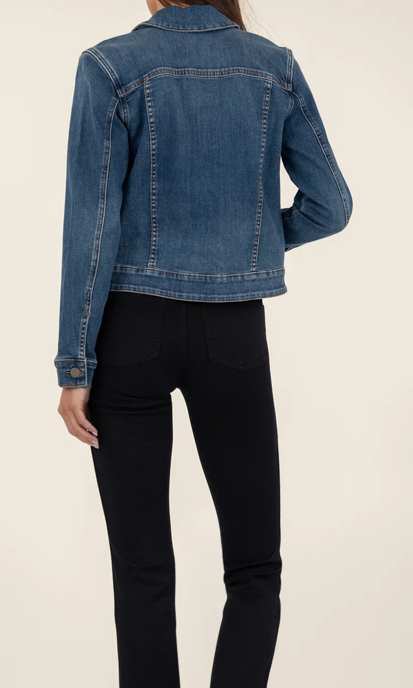 Julia Crop Jacket W/ Drop Shoulder - Main