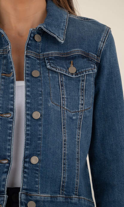 Julia Crop Jacket W/ Drop Shoulder - Main