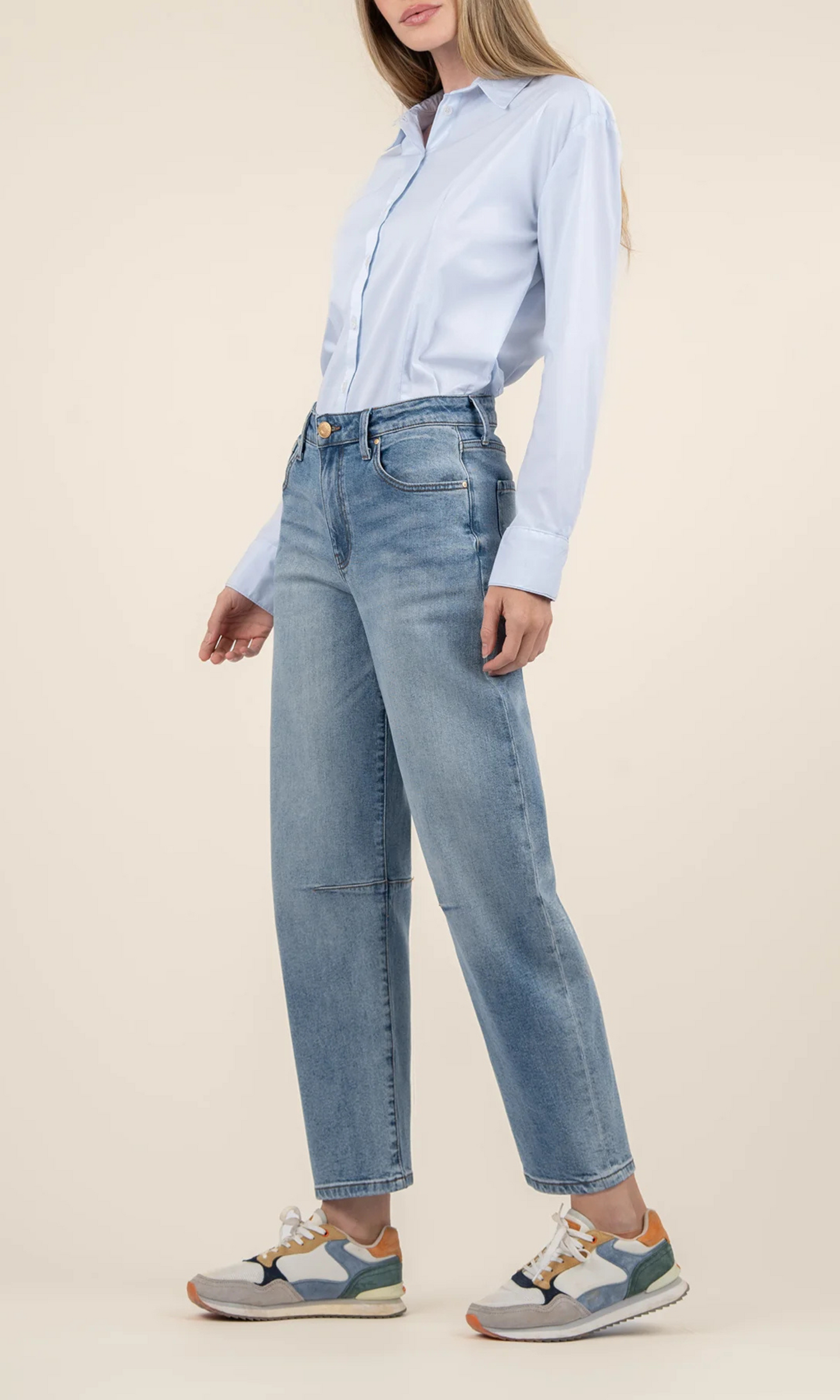 Ashley High Rise Slouchy Barrel Leg - Leadership