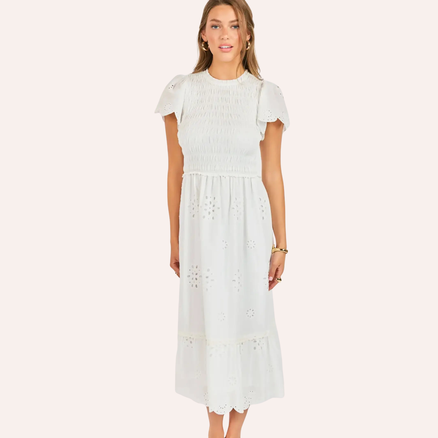 Bloomfield Smocked Midi Dress