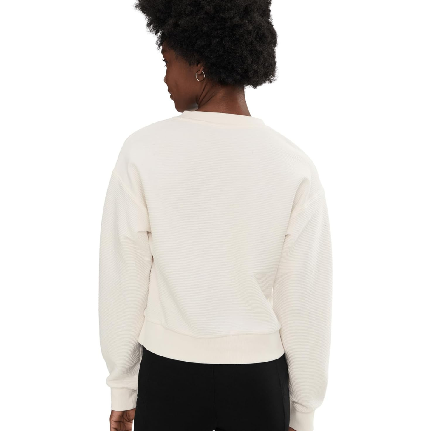 Split Neck Ribbed Top