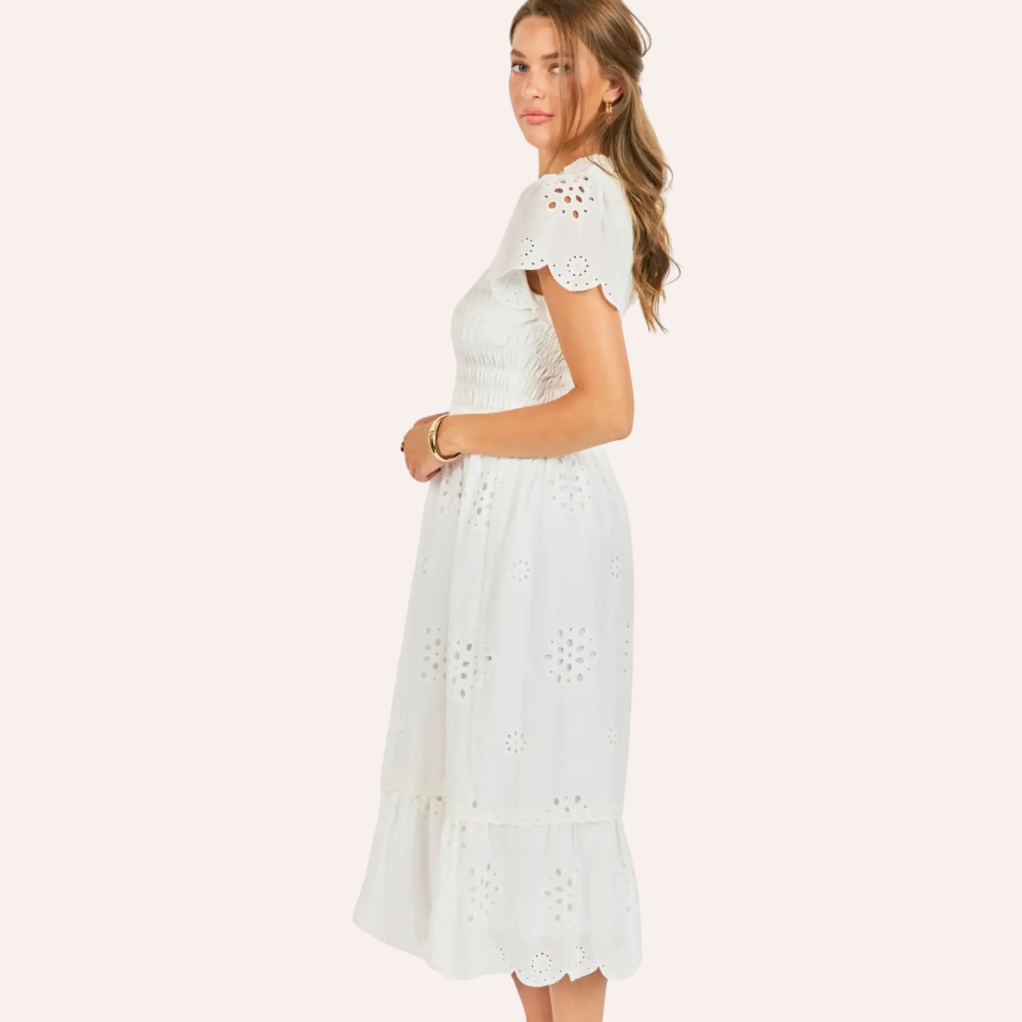 Bloomfield Smocked Midi Dress