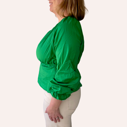 Amelie Peplum Blouse