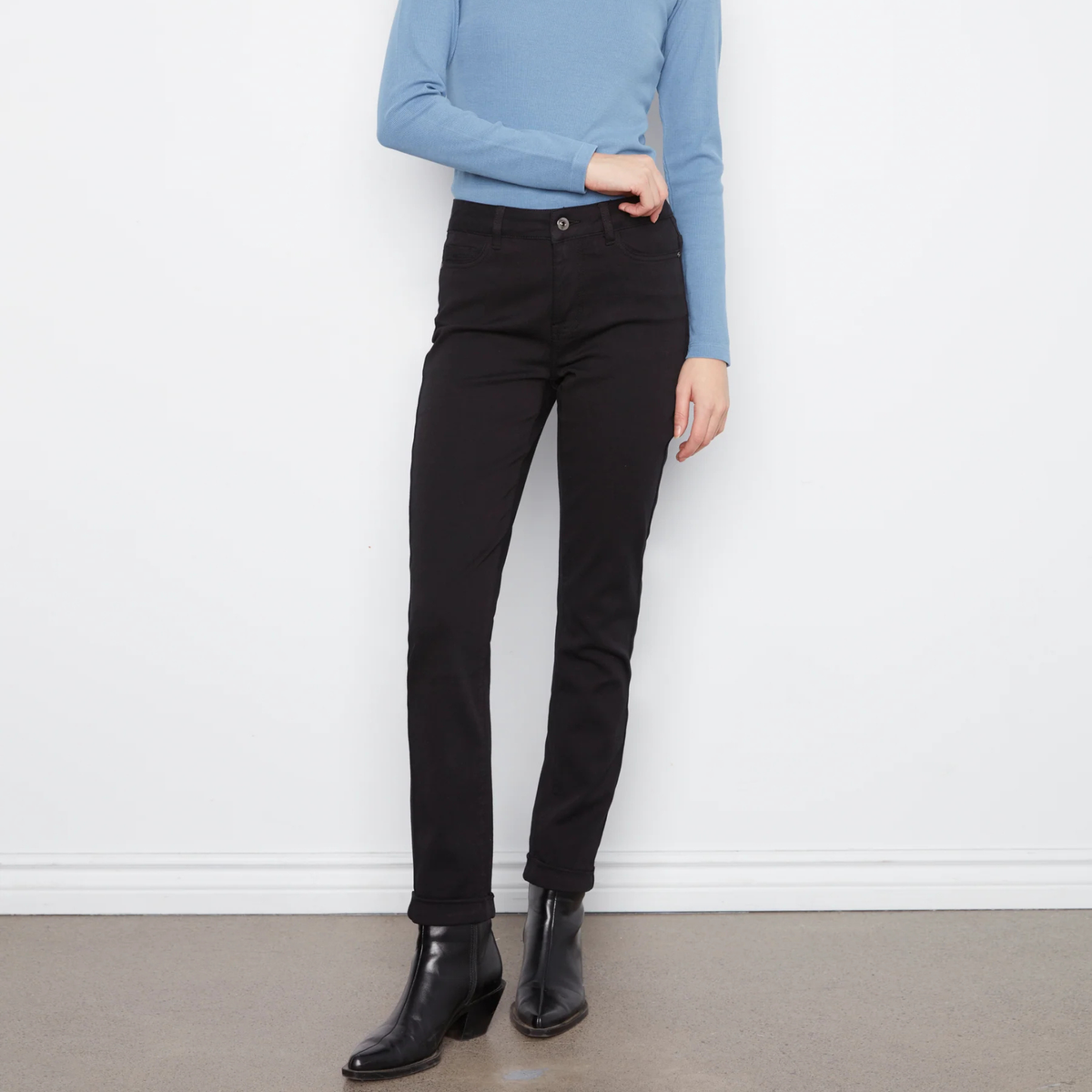 Nora Cuffed Twill Pants