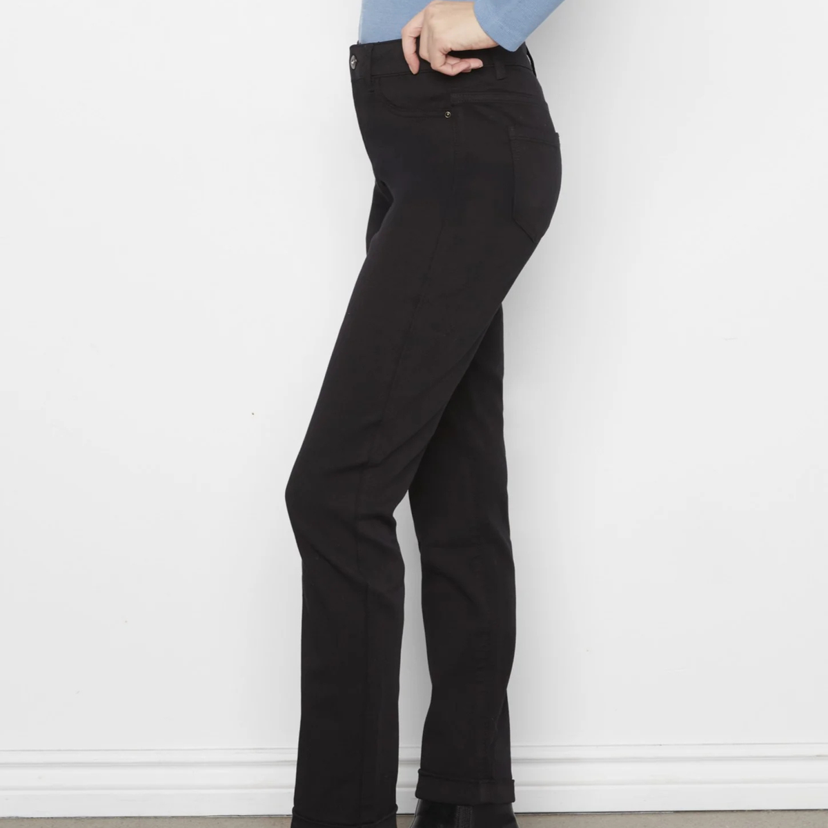 Nora Cuffed Twill Pants