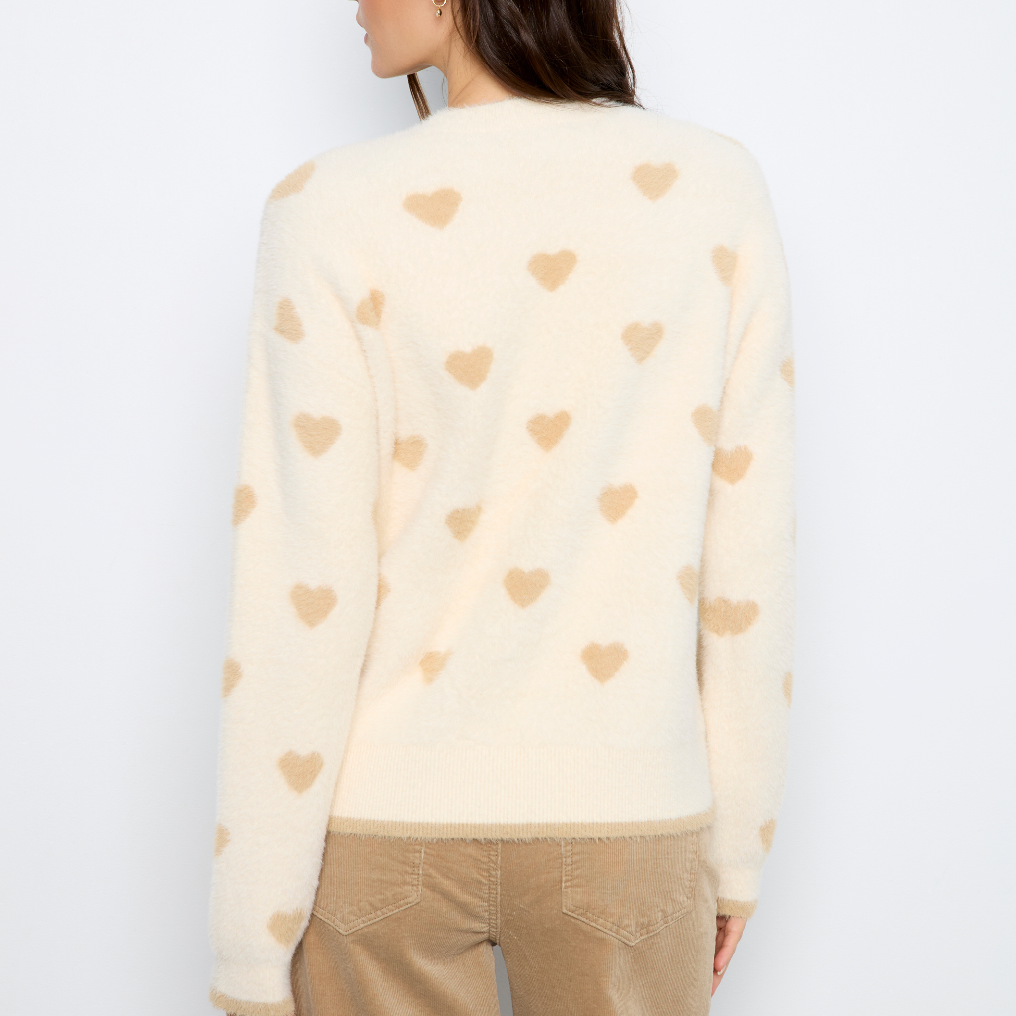 Sweetheart Crew Neck Sweater