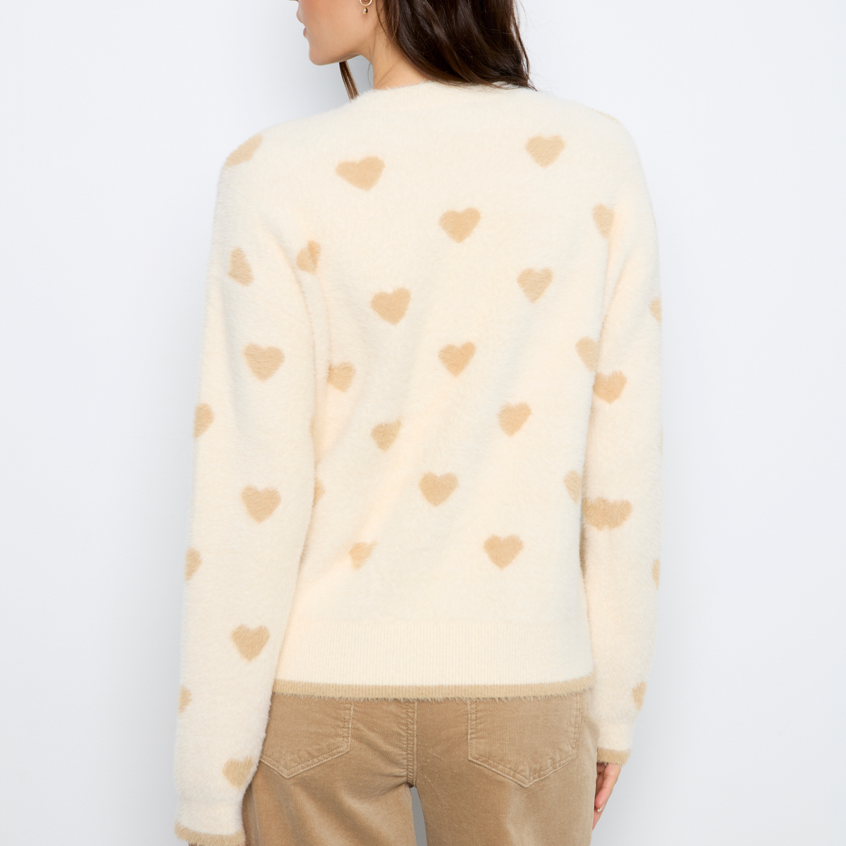 Sweetheart Crew Neck Sweater