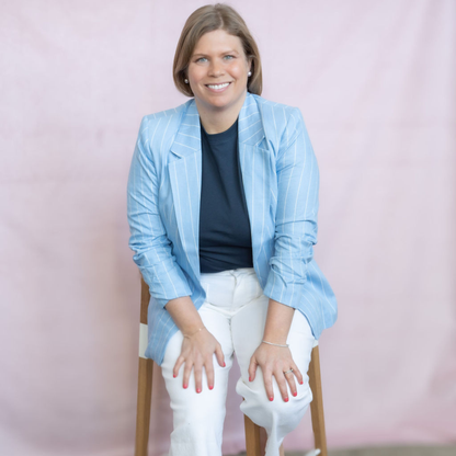 Striped Linen Blend Blazer