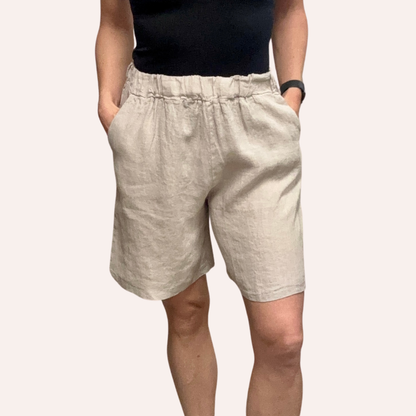 Linen Bermuda Shorts