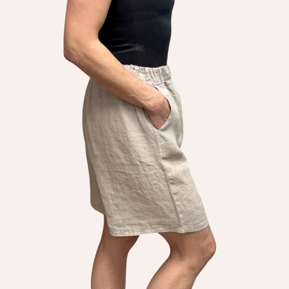 Linen Bermuda Shorts