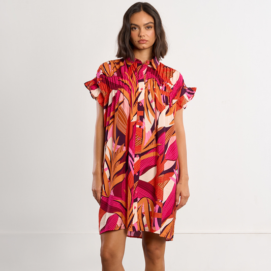 Fiesta Shirt Dress