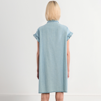 Prairie Denim Shirt Dress