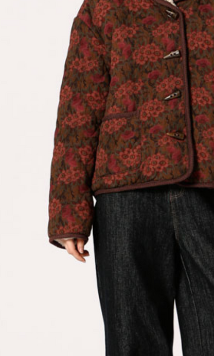 Heritage Floral Toggle Jacket