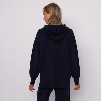 Ametrine Zip-Up Hooded Sweater