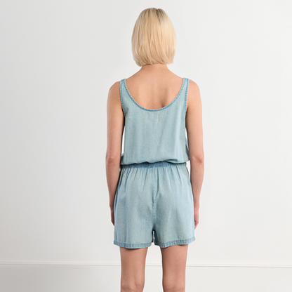 Easy Days Denim Romper