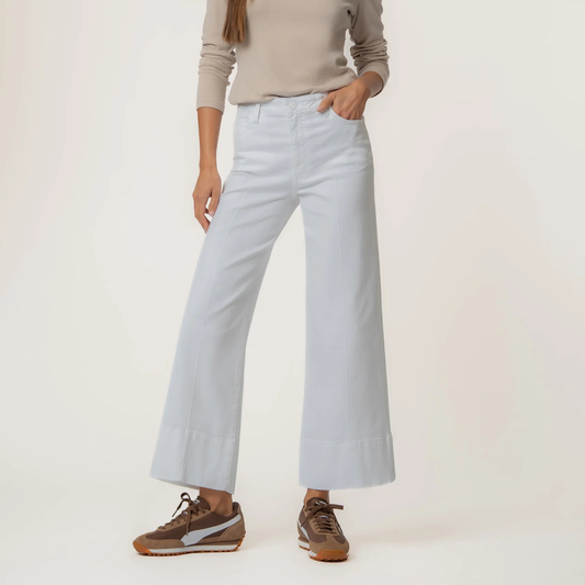 Meg High Rise Wide Leg - Optic White