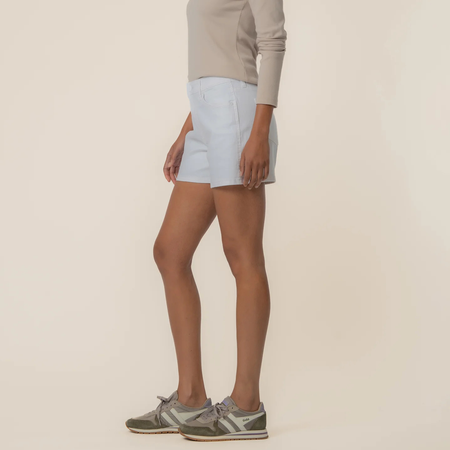 Jane High Rise Short - Optic White