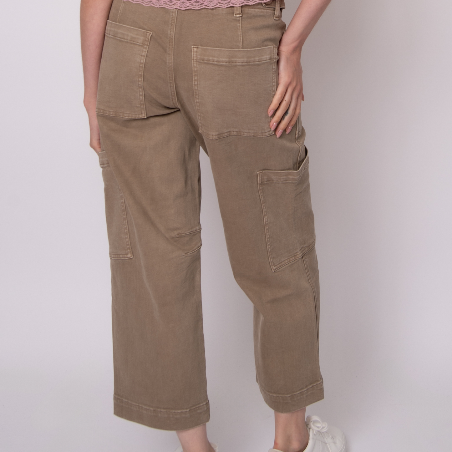 Julie Stretch Twill Cargo Pants (2 Colours) (Pre-Sale)