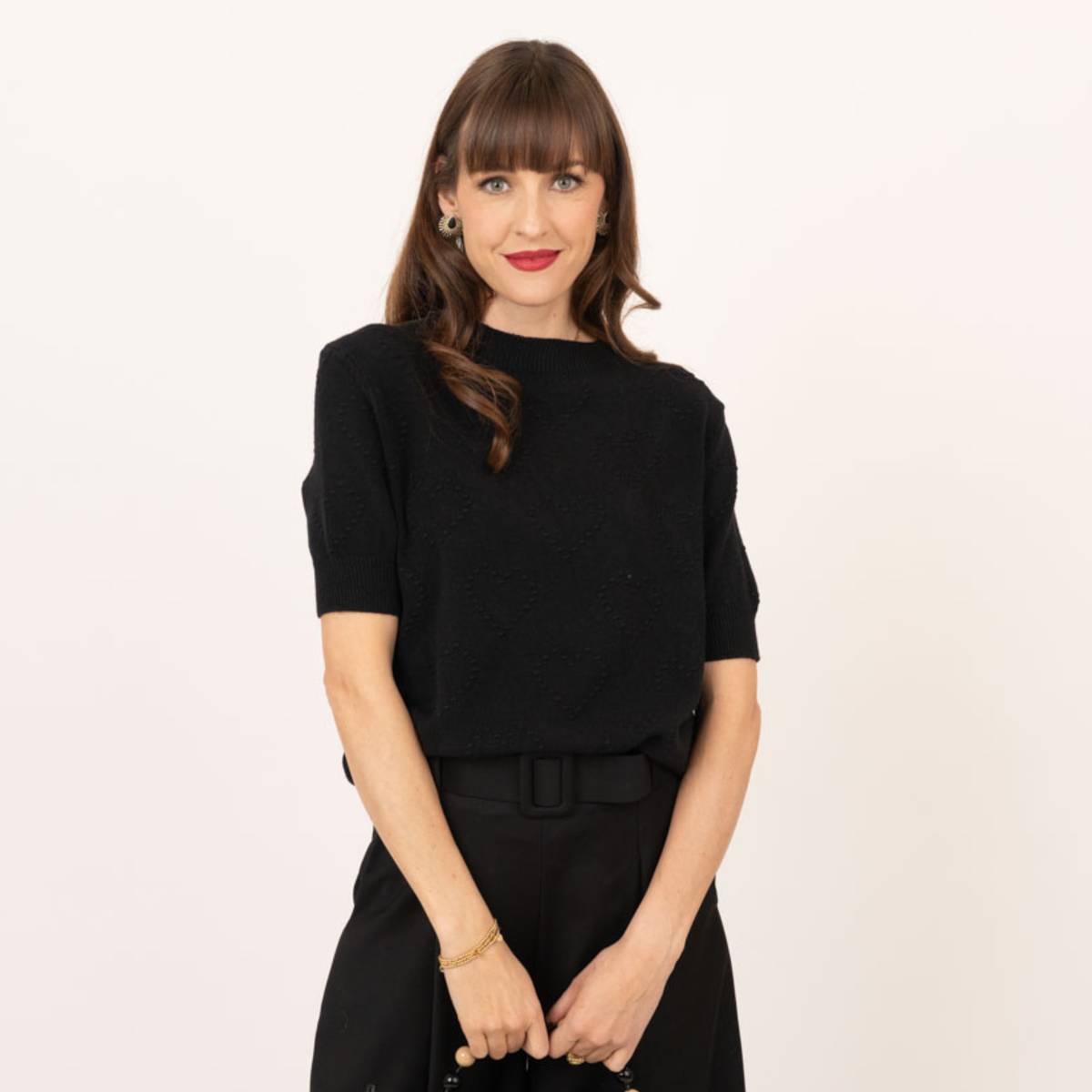 Heartstitch Knit Tee
