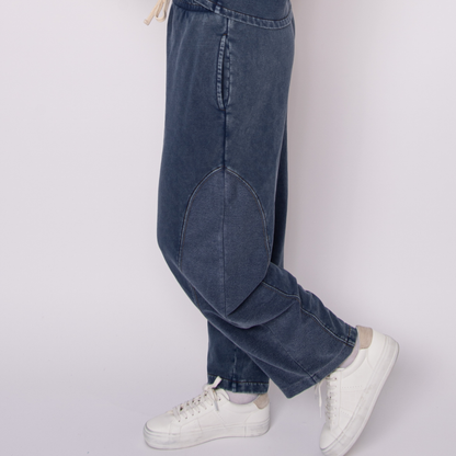 Silco Denim Look French Terry Pants