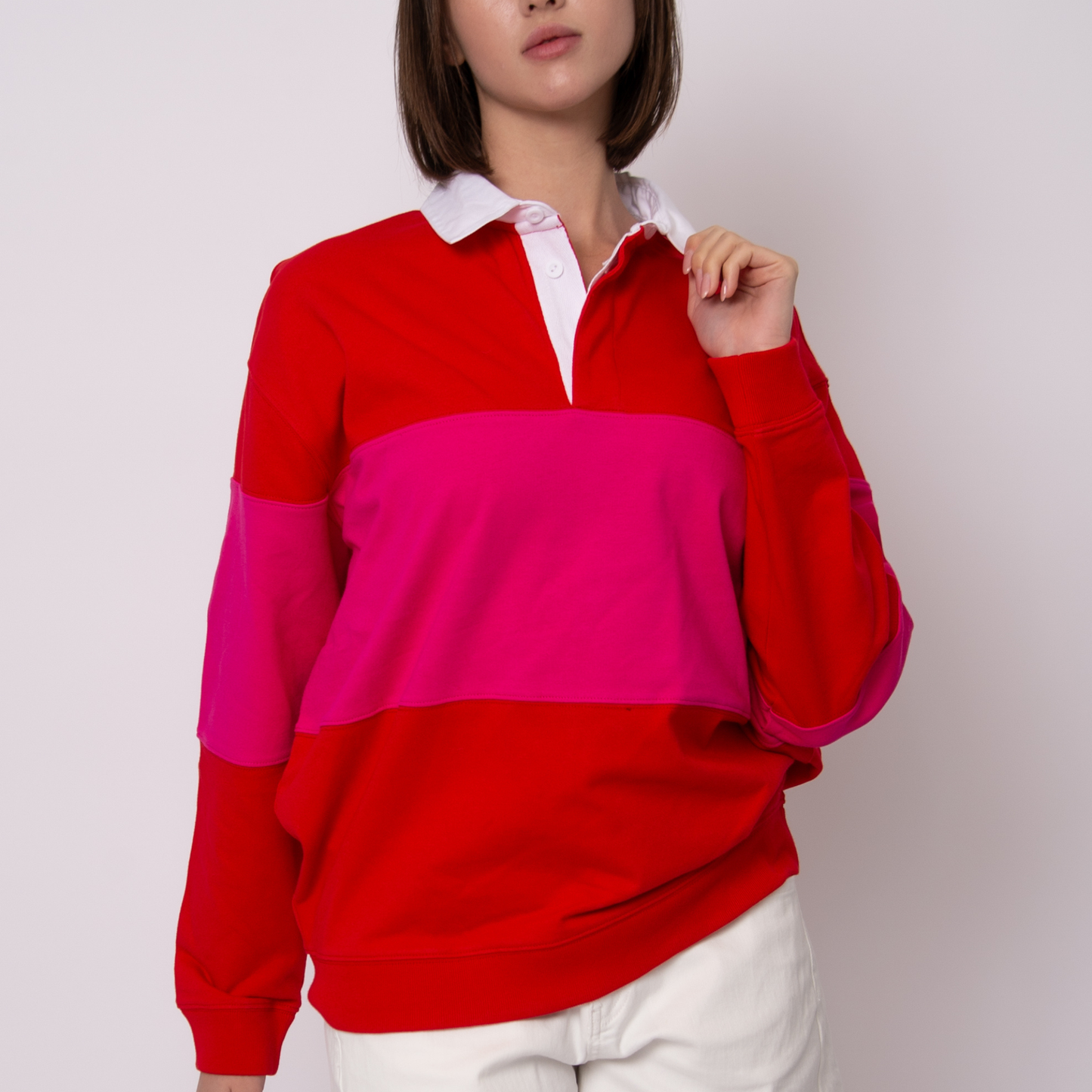 Esther Rugby Polo Pullover