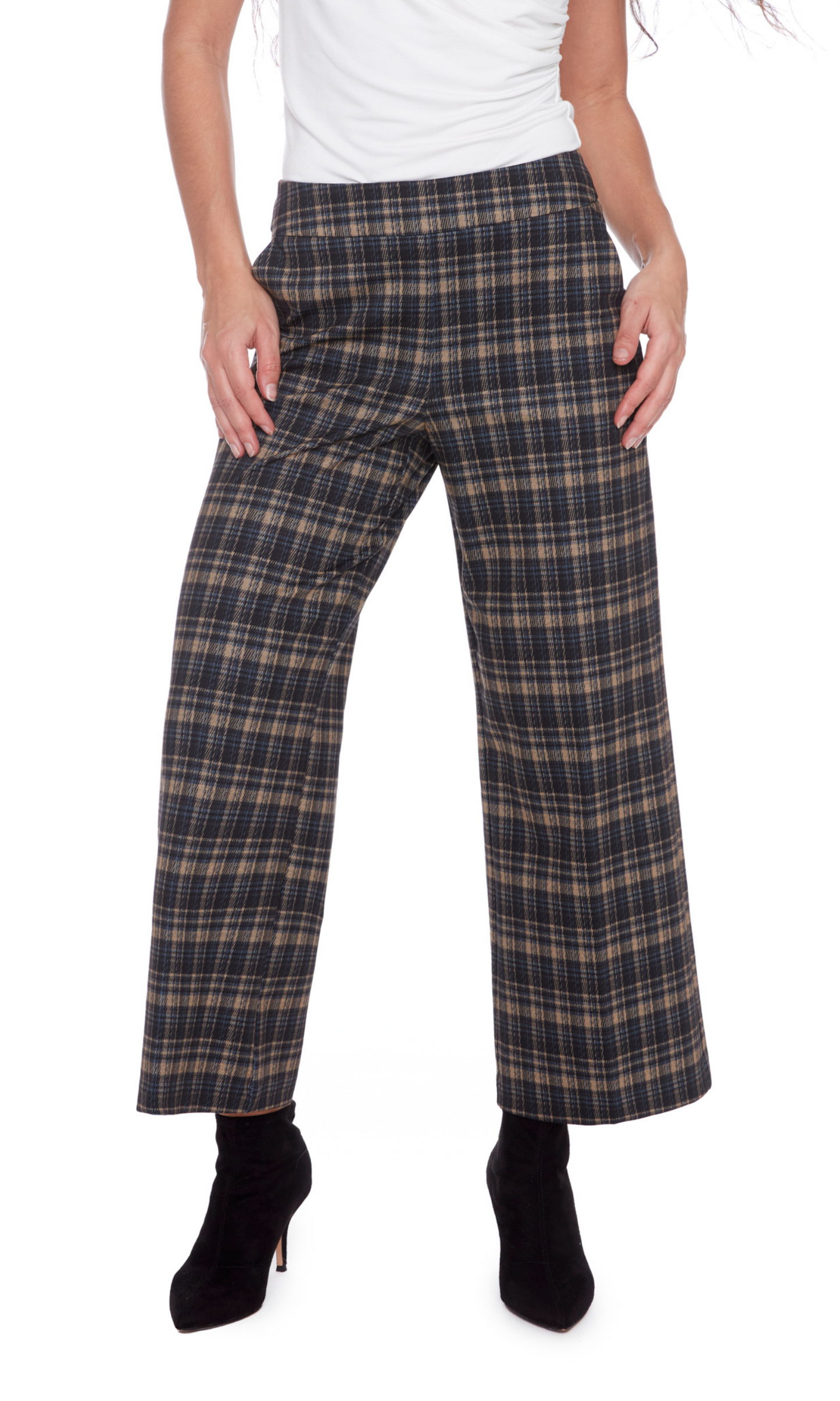 Senna Ponte Wide Leg Pant (Petite)