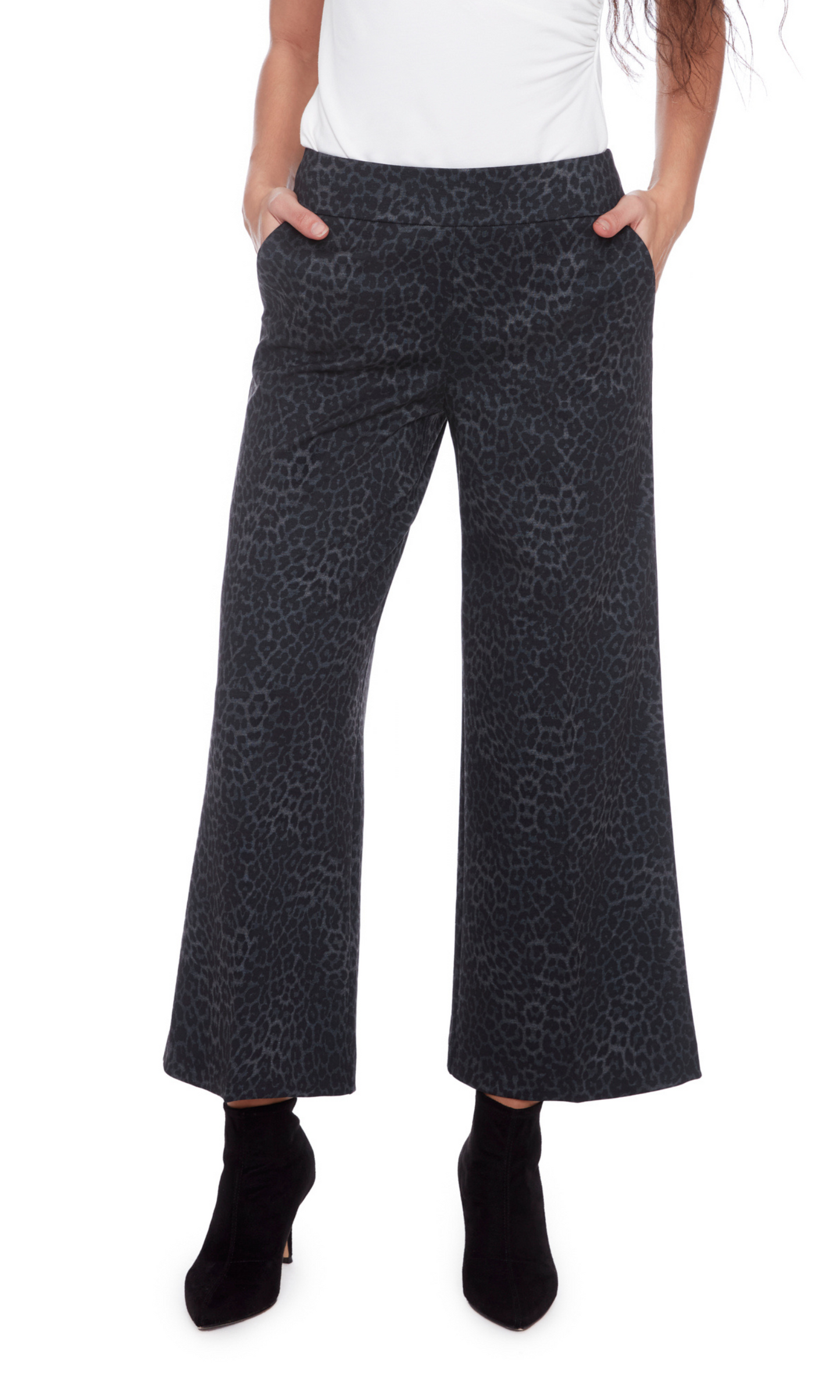 Senna Ponte Wide Leg Pant (Petite)