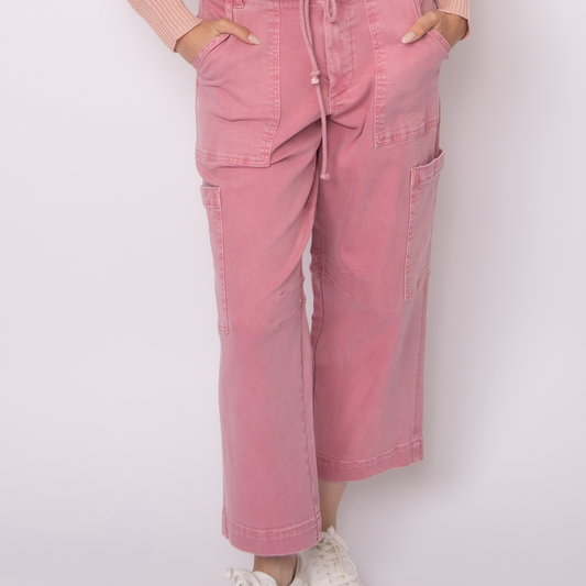 Julie Stretch Twill Cargo Pants (2 Colours) (Pre-Sale)