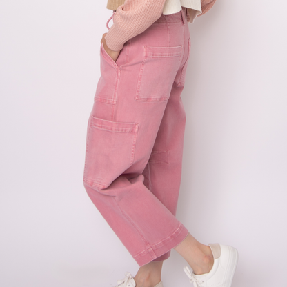 Julie Stretch Twill Cargo Pants (2 Colours) (Pre-Sale)