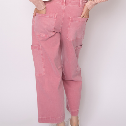 Julie Stretch Twill Cargo Pants (2 Colours) (Pre-Sale)