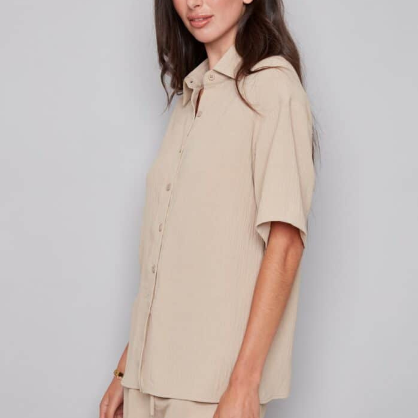 Presley Air Flow Button-Down Top