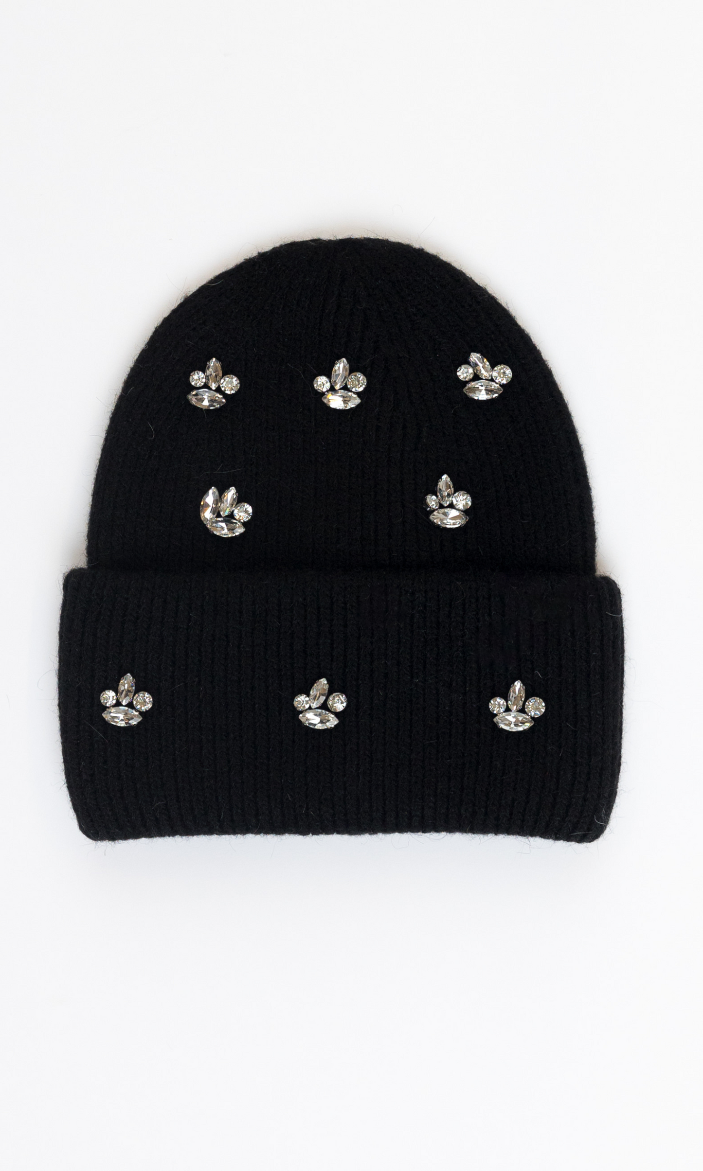 Crystal Beanie Hat & Mitten Set