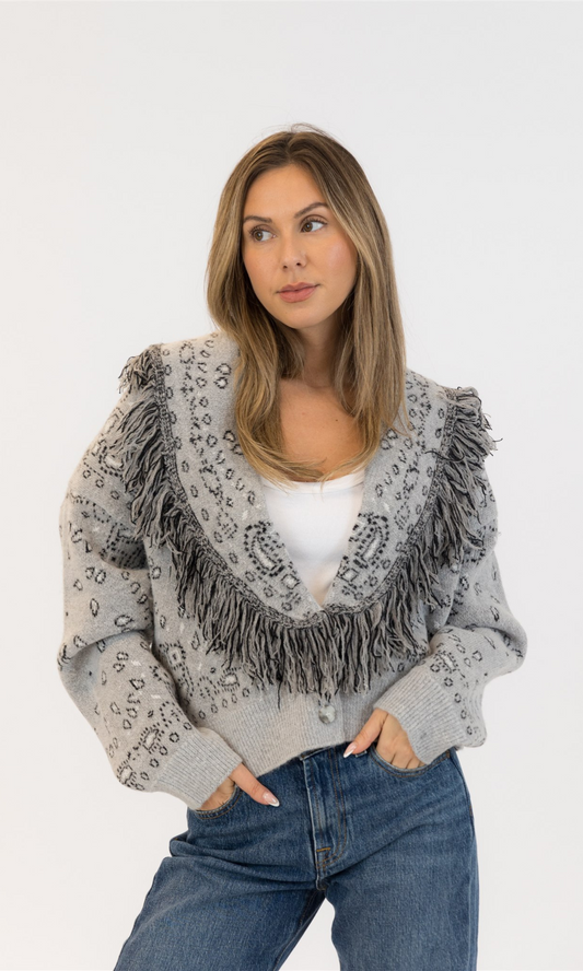 Zoe Fringe Sweater