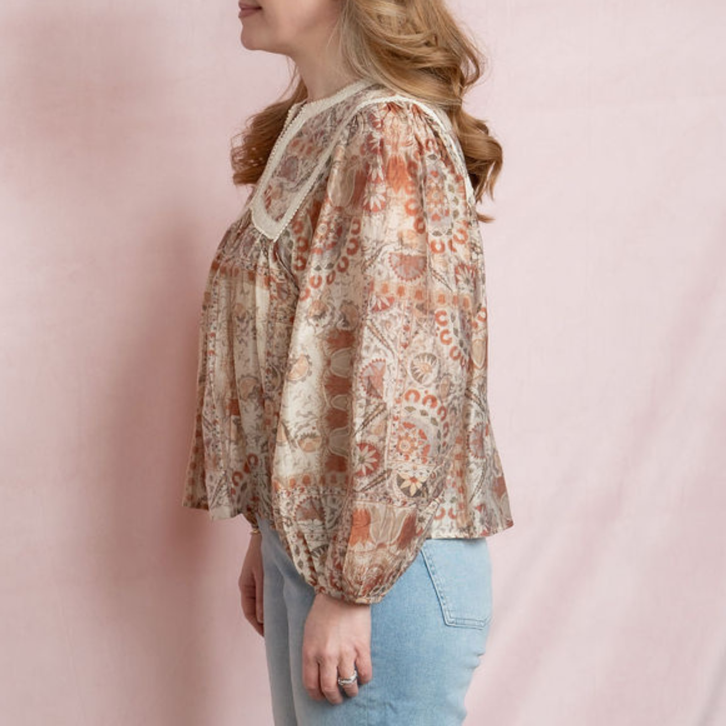 Paisley Peasant Blouse