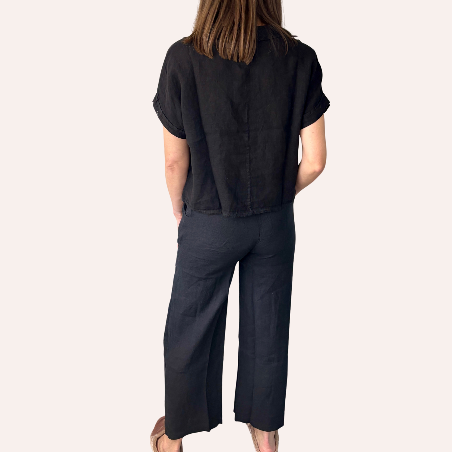 La Vita Lino (2 Pc. Set) - Black or Navy
