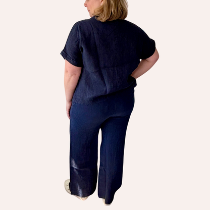 La Vita Lino (2 Pc. Set) - Black or Navy