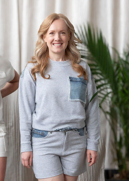 Lucie French Terry Pullover w/ Pocket