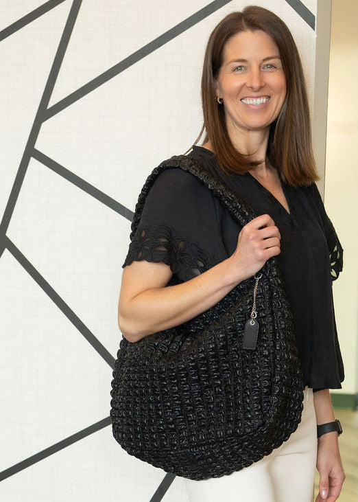 Waffle Shoulder Bag