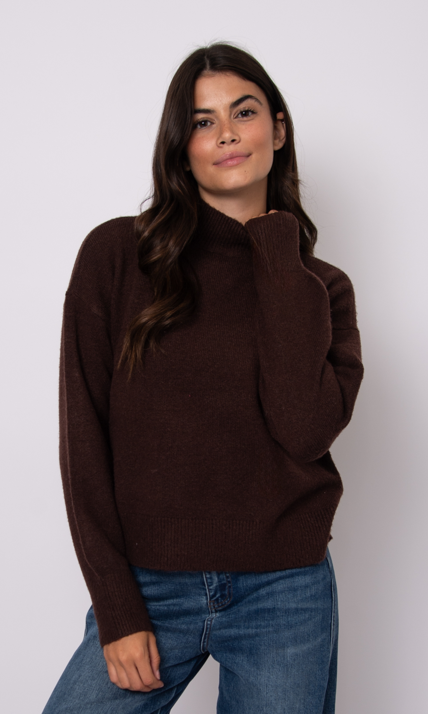 Daffodil Mock Neck Sweater