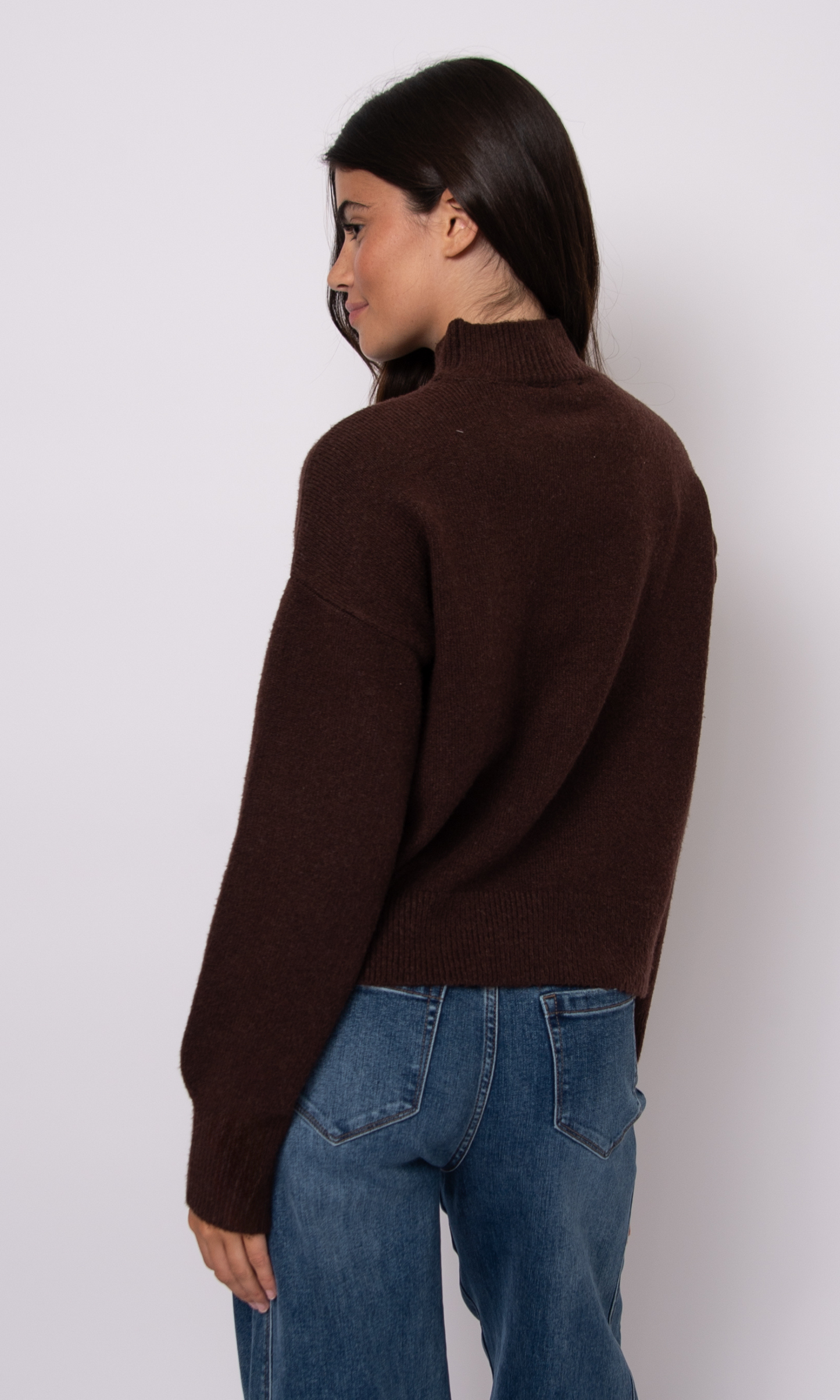 Daffodil Mock Neck Sweater